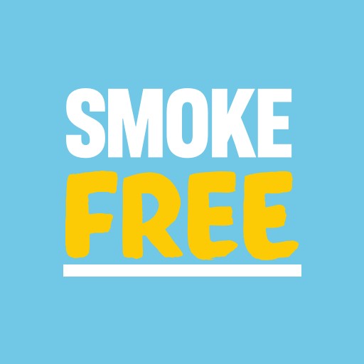NHS smoke free logo and link to website